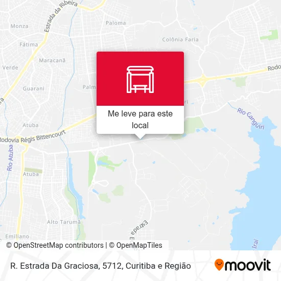R. Estrada Da Graciosa, 5712 mapa