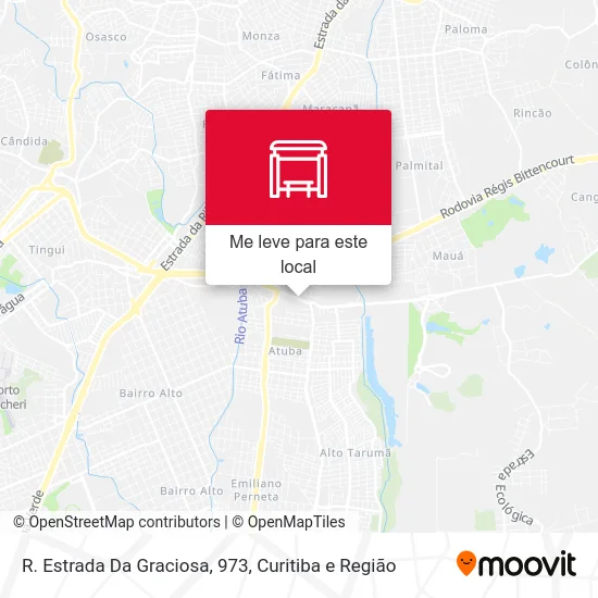 R. Estrada Da Graciosa, 973 mapa
