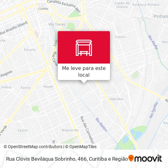 Rua Clóvis Beviláqua Sobrinho, 466 mapa