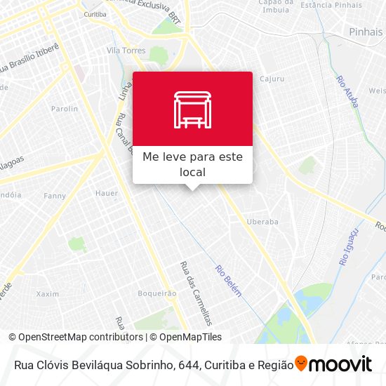Rua Clóvis Beviláqua Sobrinho, 644 mapa