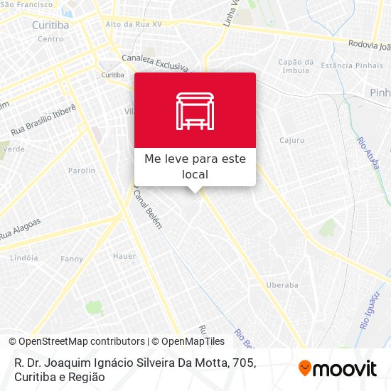 R. Dr. Joaquim Ignácio Silveira Da Motta, 705 mapa