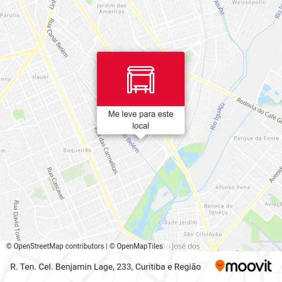 R. Ten. Cel. Benjamin Lage, 233 mapa