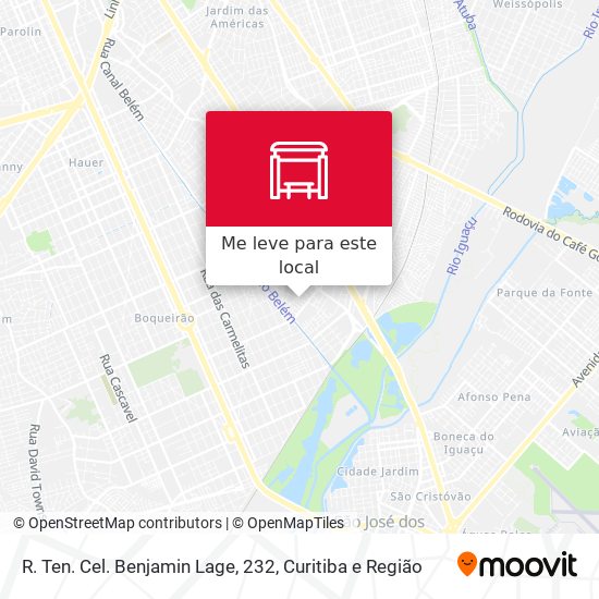 R. Ten. Cel. Benjamin Lage, 232 mapa