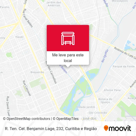 R. Ten. Cel. Benjamin Lage, 232 mapa