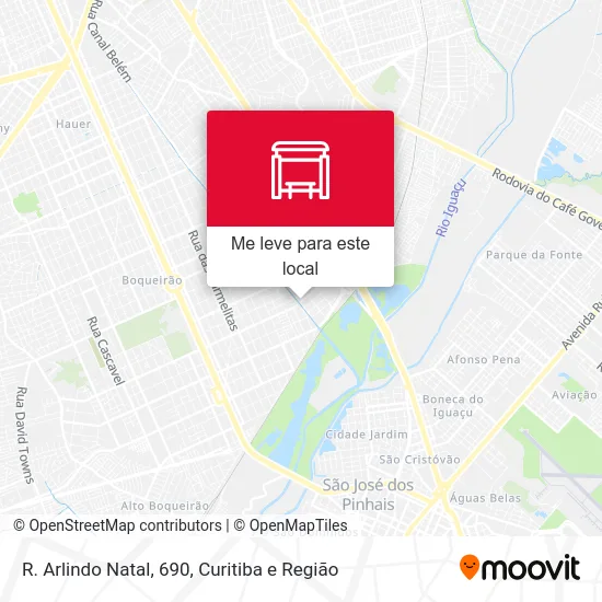 R. Arlindo Natal, 690 mapa
