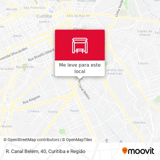R. Canal Belém, 40 mapa