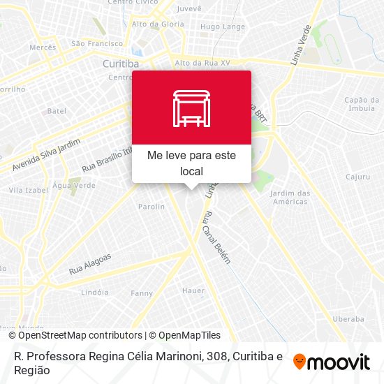 R. Professora Regina Célia Marinoni, 308 mapa