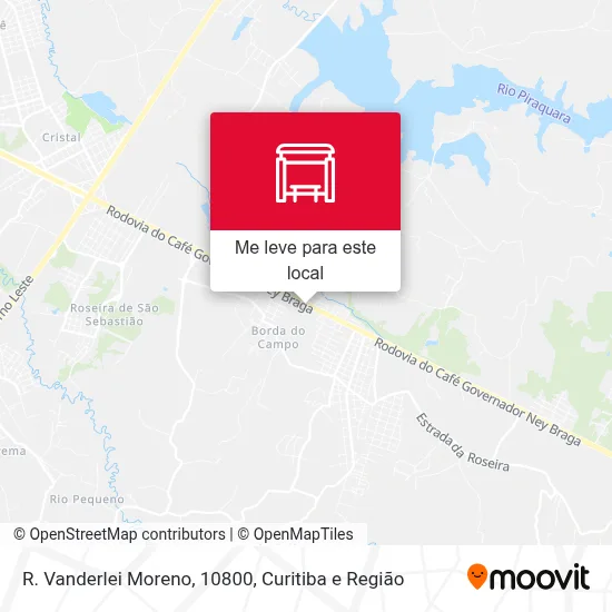 R. Vanderlei Moreno, 10800 mapa