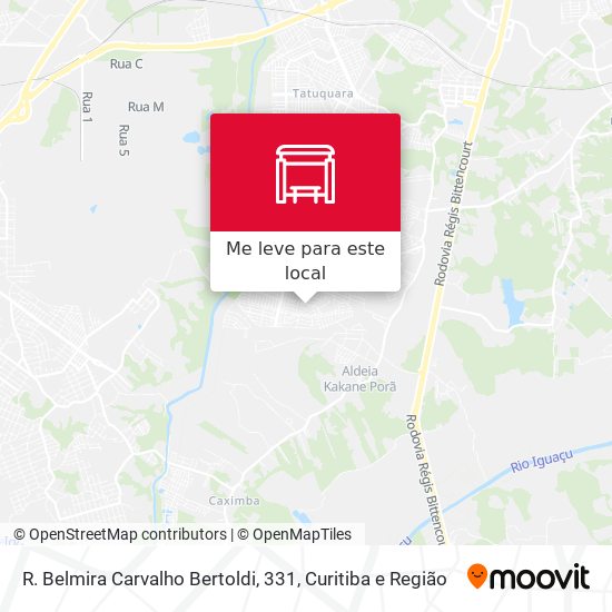 R. Belmira Carvalho Bertoldi, 331 mapa
