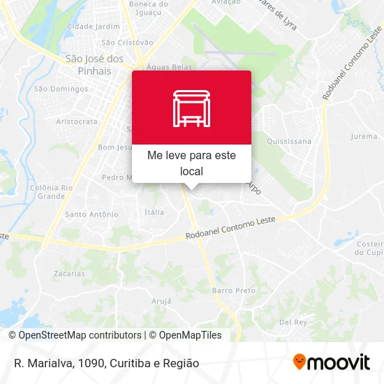 R. Marialva, 1090 mapa