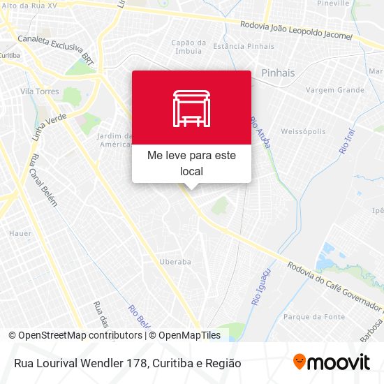 Rua Lourival Wendler 178 mapa
