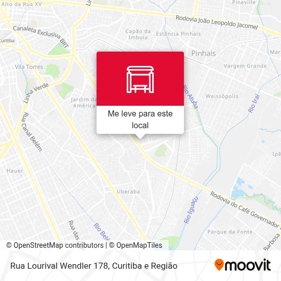 Rua Lourival Wendler 178 mapa