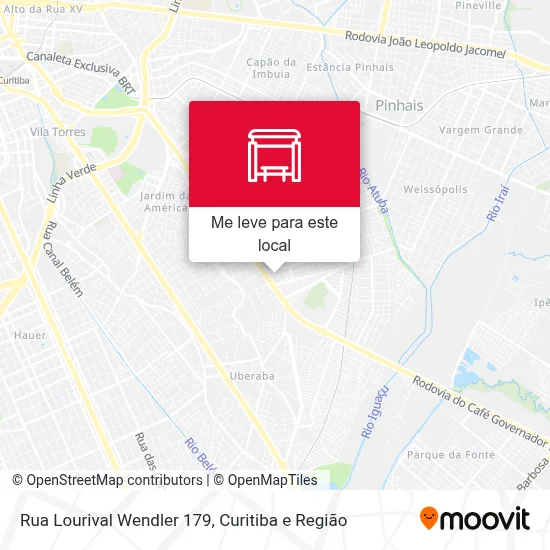 Rua Lourival Wendler 179 mapa