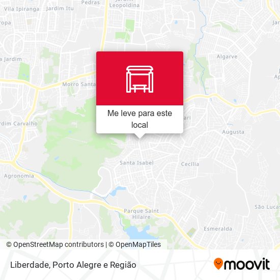 Liberdade mapa