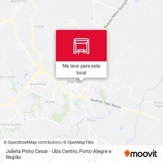 Julieta Pinto Cesar - Ubs Centro mapa