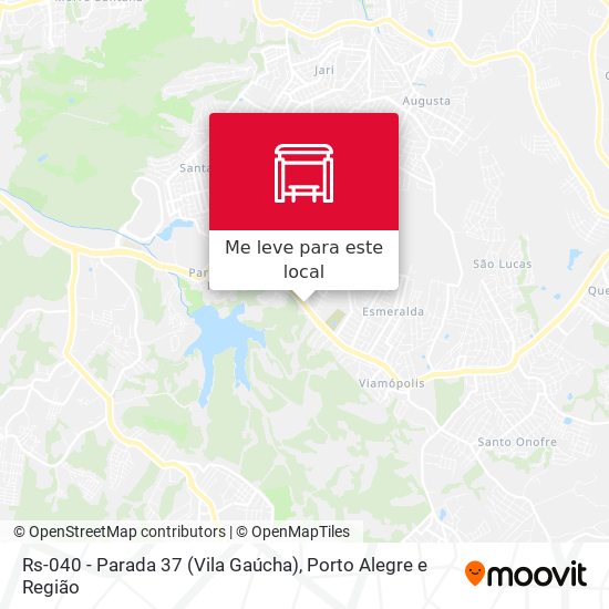 Rs-040 - Parada 37 (Vila Gaúcha) mapa