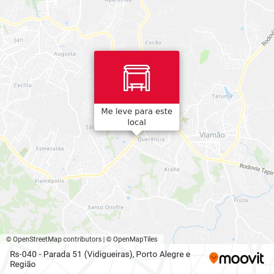 Rs-040 - Parada 51 (Vidigueiras) mapa