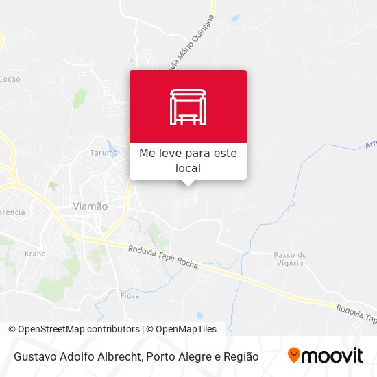 Gustavo Adolfo Albrecht mapa