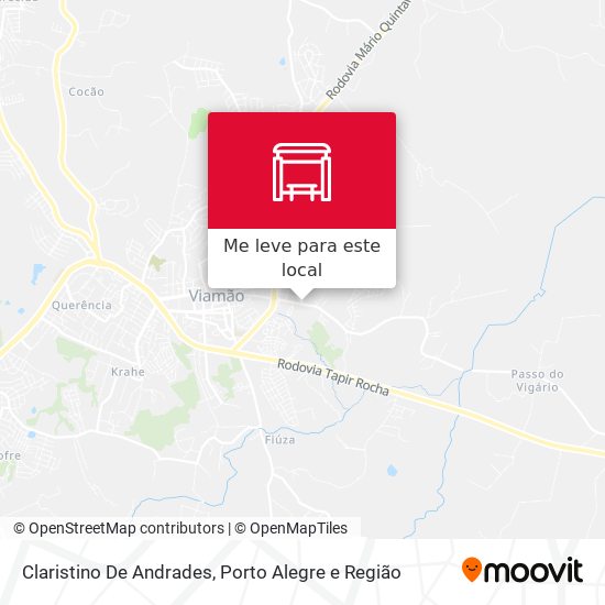 Claristino De Andrades mapa