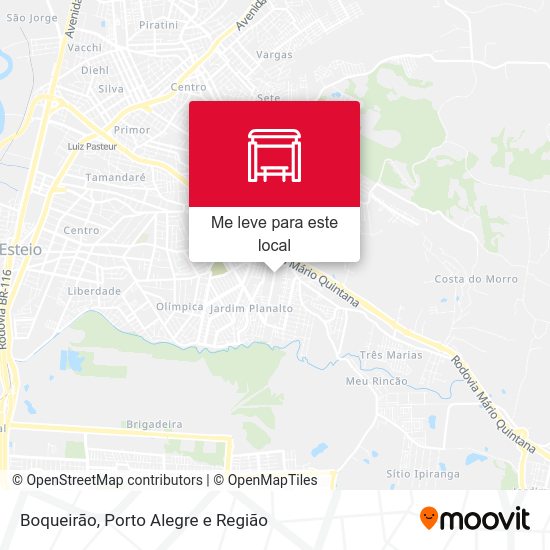 Boqueirão mapa