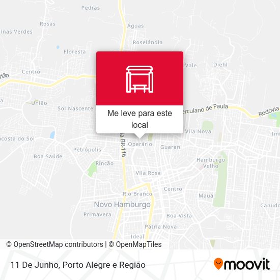 11 De Junho mapa