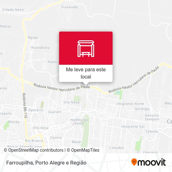 Farroupilha mapa