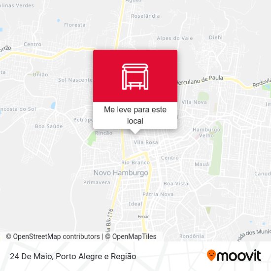 24 De Maio mapa