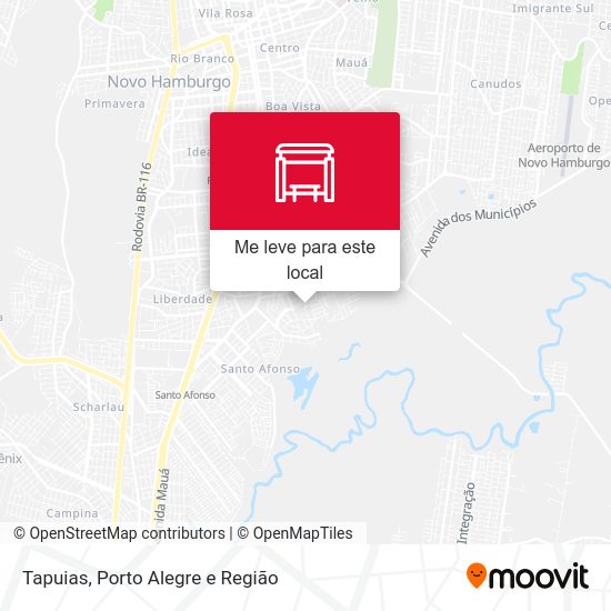 Tapuias mapa