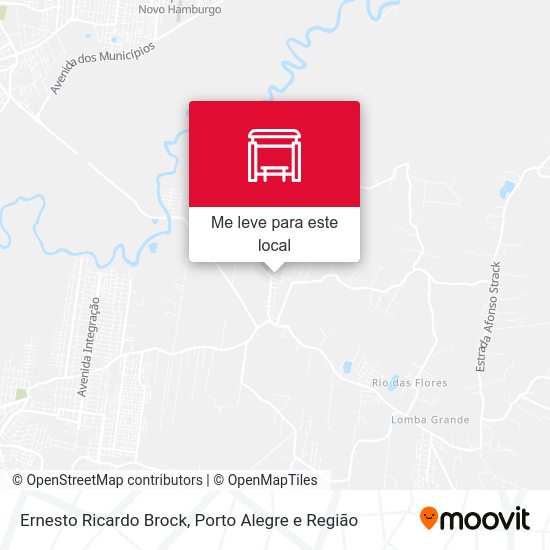 Ernesto Ricardo Brock mapa