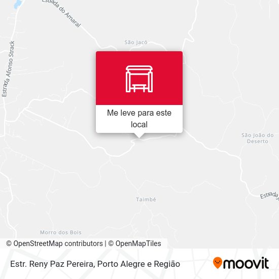 Estr. Reny Paz Pereira mapa
