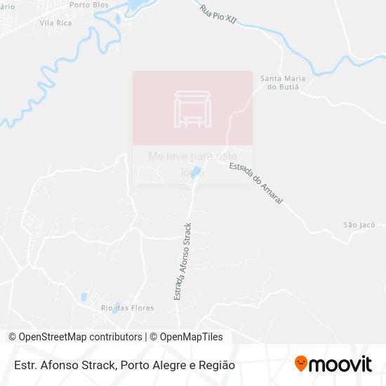 Estr. Afonso Strack mapa