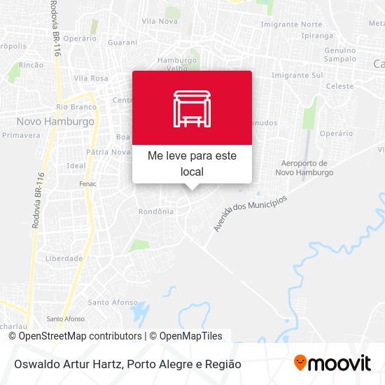 Oswaldo Artur Hartz mapa
