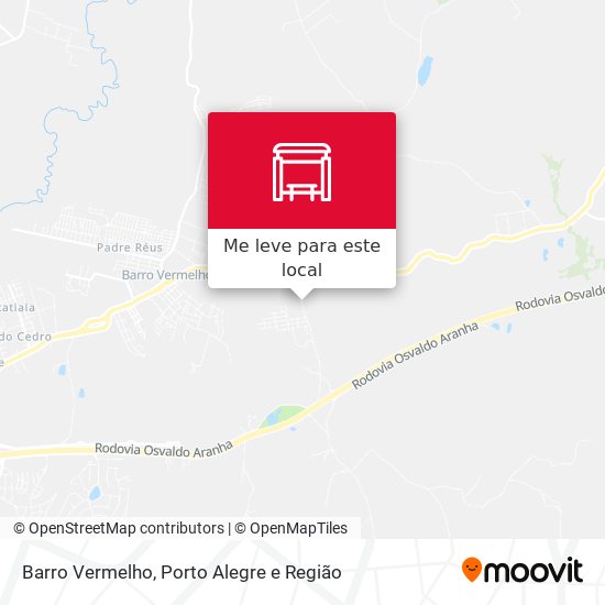 Barro Vermelho mapa