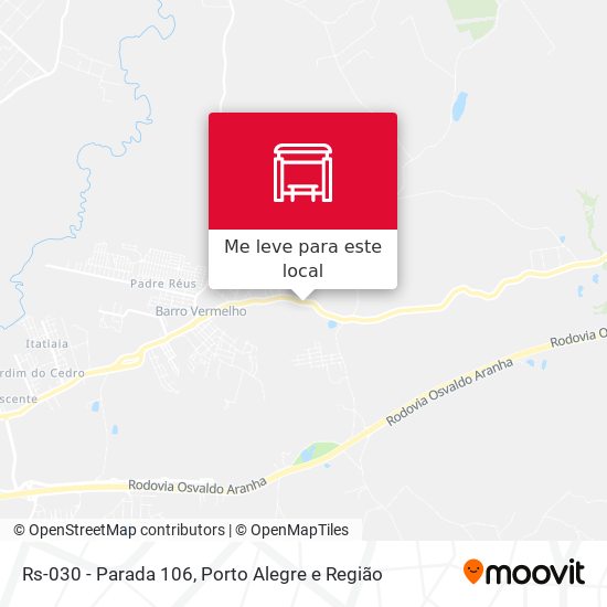 Rs-030 - Parada 106 mapa