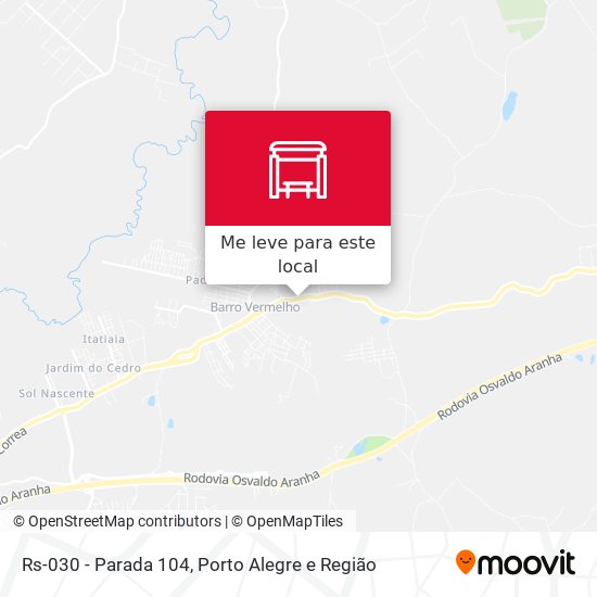 Rs-030 - Parada 104 mapa