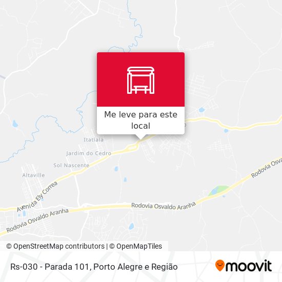 Rs-030 - Parada 101 mapa