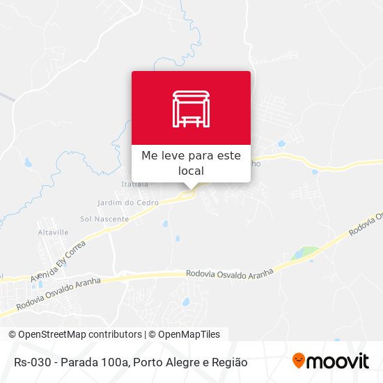 Rs-030 - Parada 100a mapa