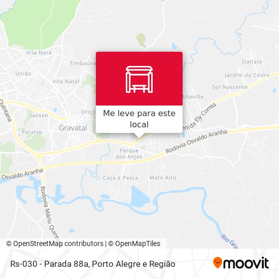 Rs-030 - Parada 88a mapa
