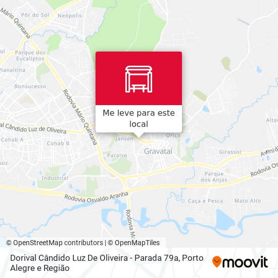 Dorival Cândido Luz De Oliveira - Parada 79a mapa