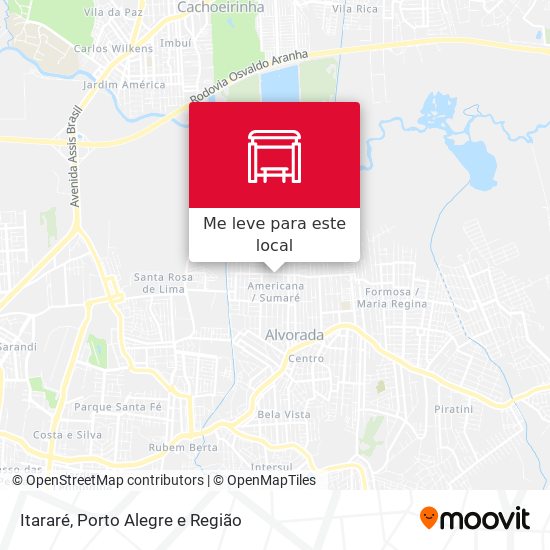 Itararé mapa