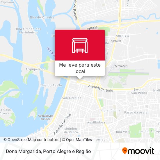 Dona Margarida mapa