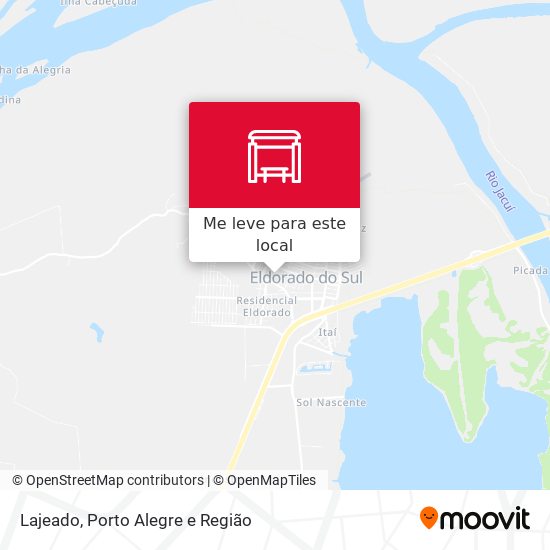 Lajeado mapa