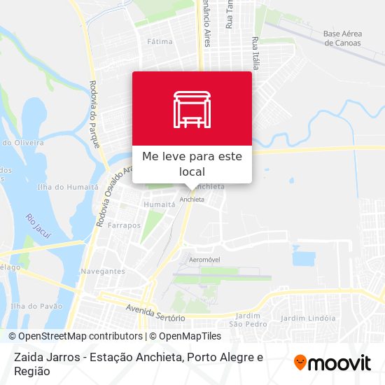 Zaida Jarros - Estação Anchieta mapa