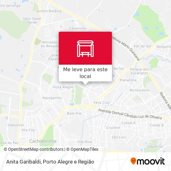 Anita Garibaldi mapa