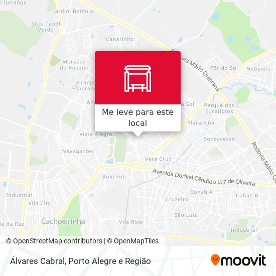 Álvares Cabral mapa