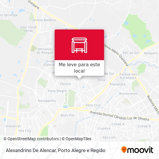 Alexandrino De Alencar mapa