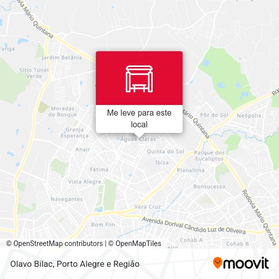 Olavo Bilac mapa