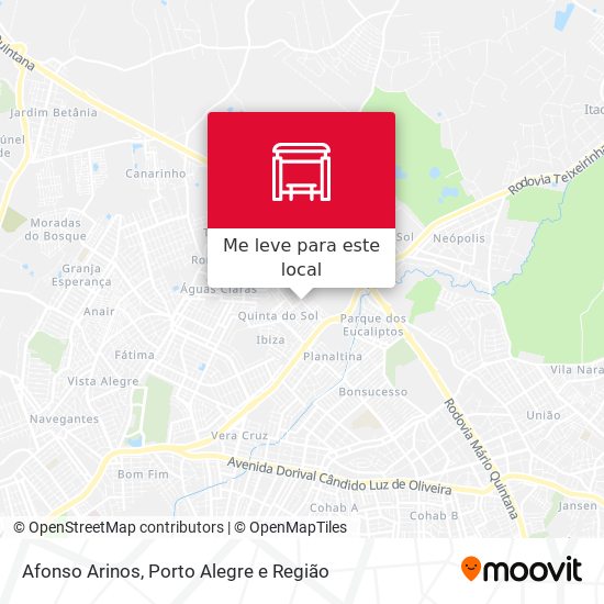 Afonso Arinos mapa