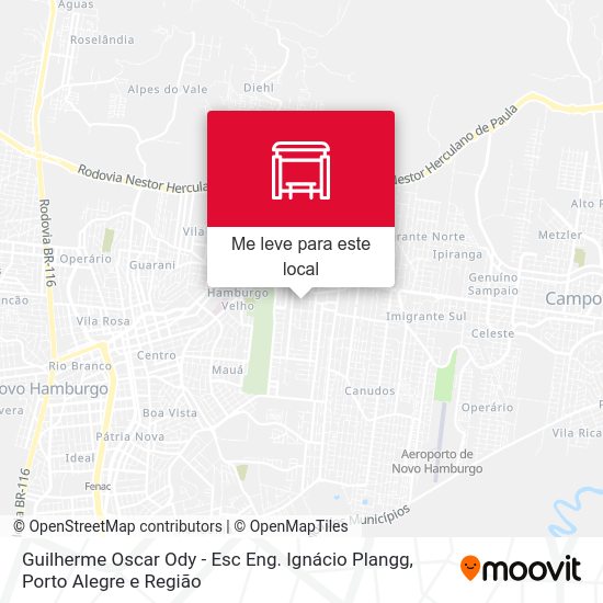 Guilherme Oscar Ody - Esc Eng. Ignácio Plangg mapa