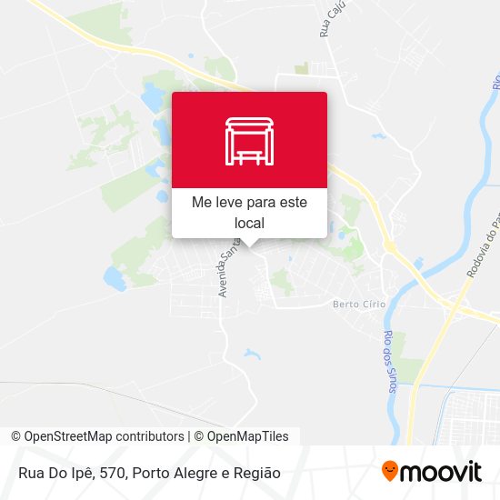 Rua Do Ipê, 570 mapa